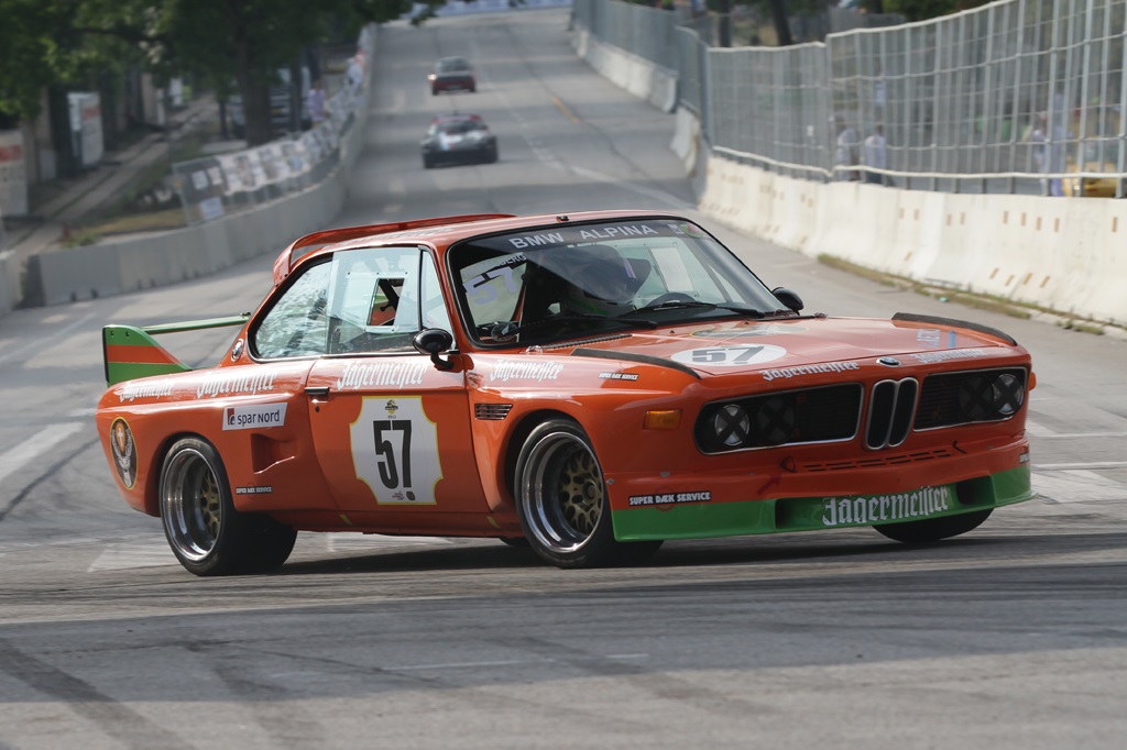 Jan Heiselberg var næsten flyvende i sin BMW 3,5 CSL
(Foto: Motorsporten.dk)